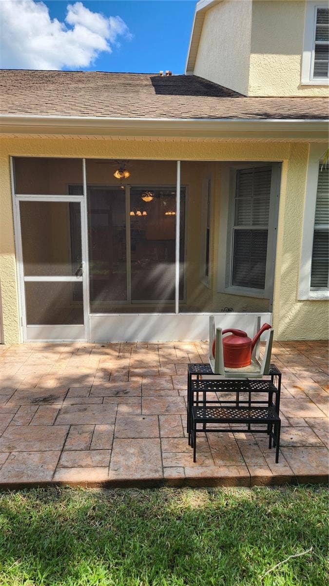 642 SPRING LAKE CIRCLE, Tarpon Springs, FL 34688 View of rear of unit.