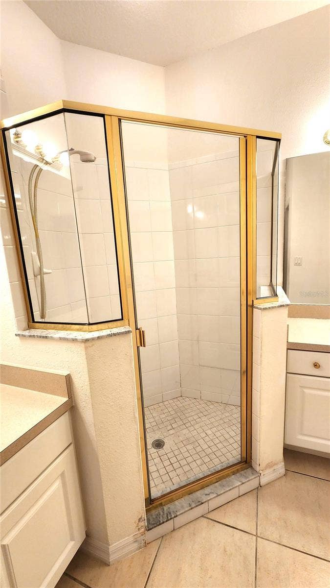 642 SPRING LAKE CIRCLE, Tarpon Springs, FL 34688 Primary bath walk-in shower.