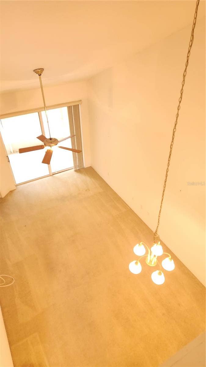 642 SPRING LAKE CIRCLE, Tarpon Springs, FL 34688 View of downstairs from Loft area.