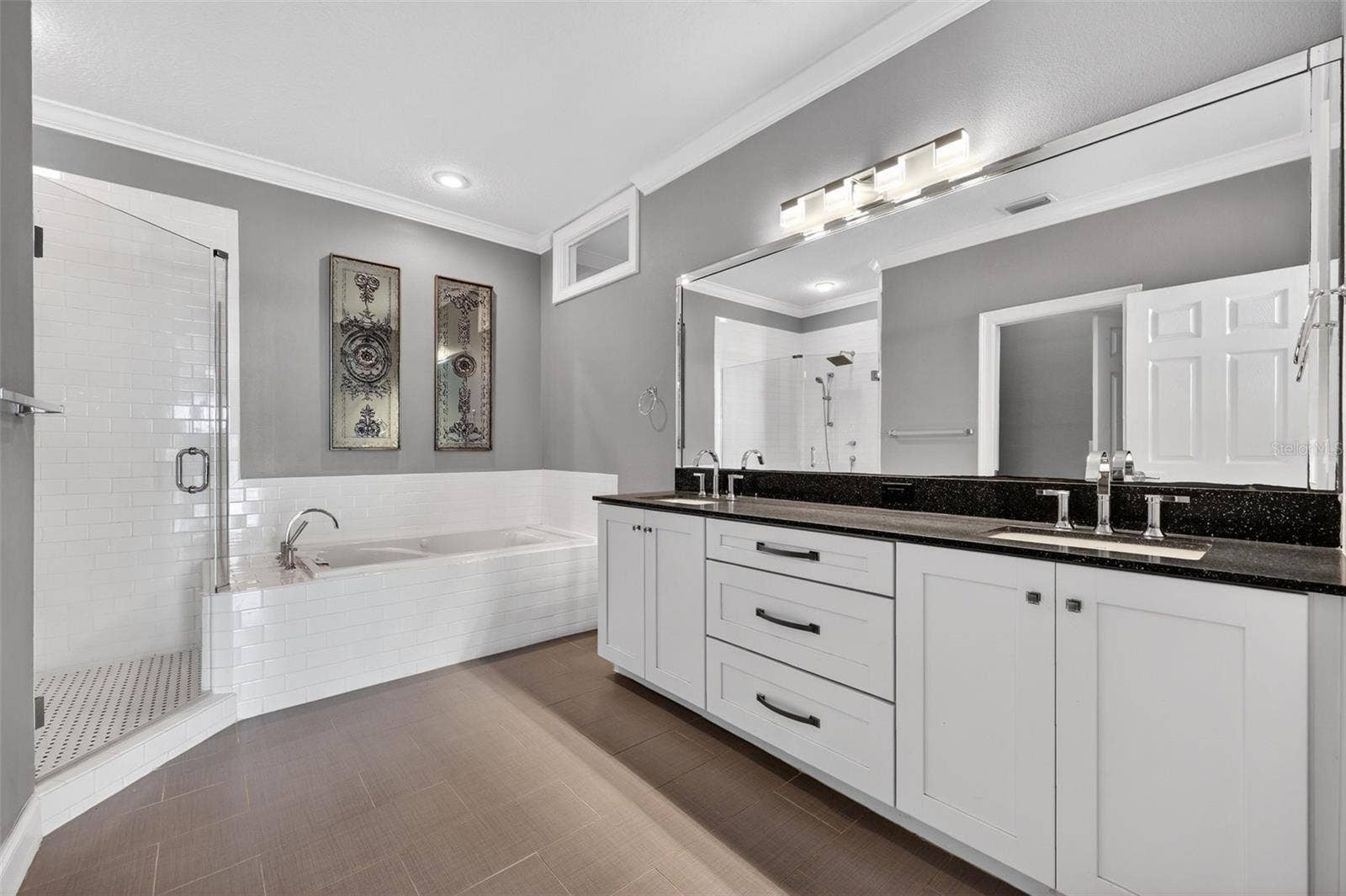 348 LARBOARD WAY, Clearwater, FL 33767 Primary Bath with double vanity and lots of storage