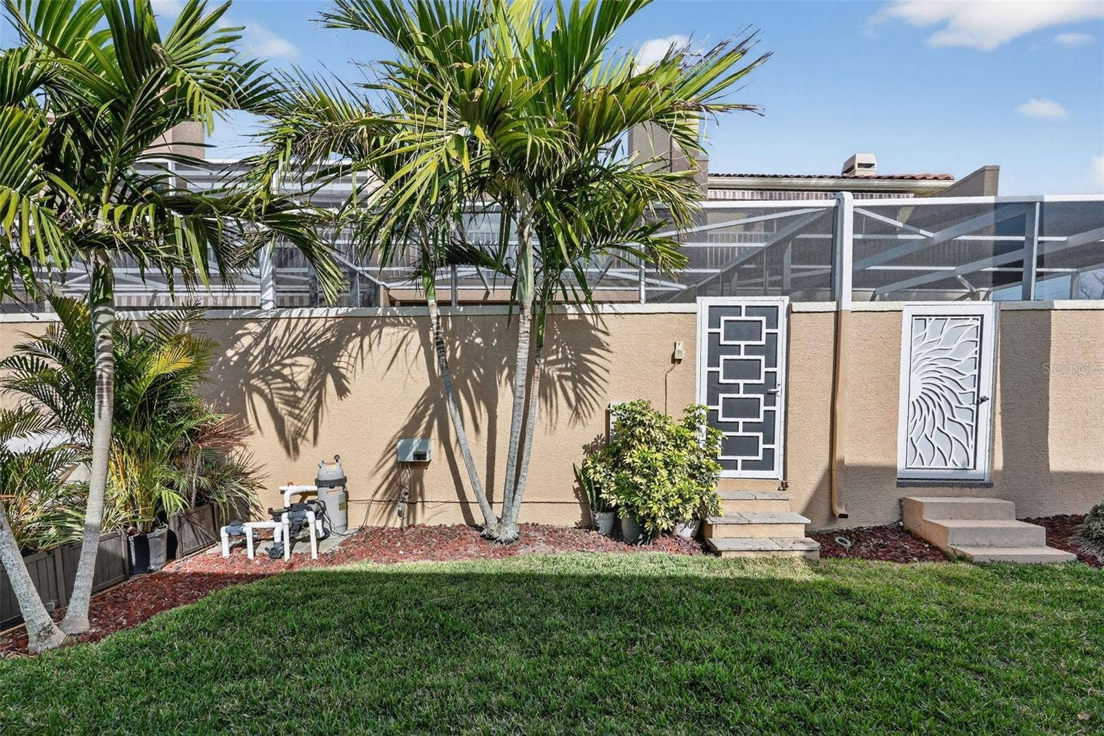 348 LARBOARD WAY, Clearwater, FL 33767 Outside rear entrance to you patio