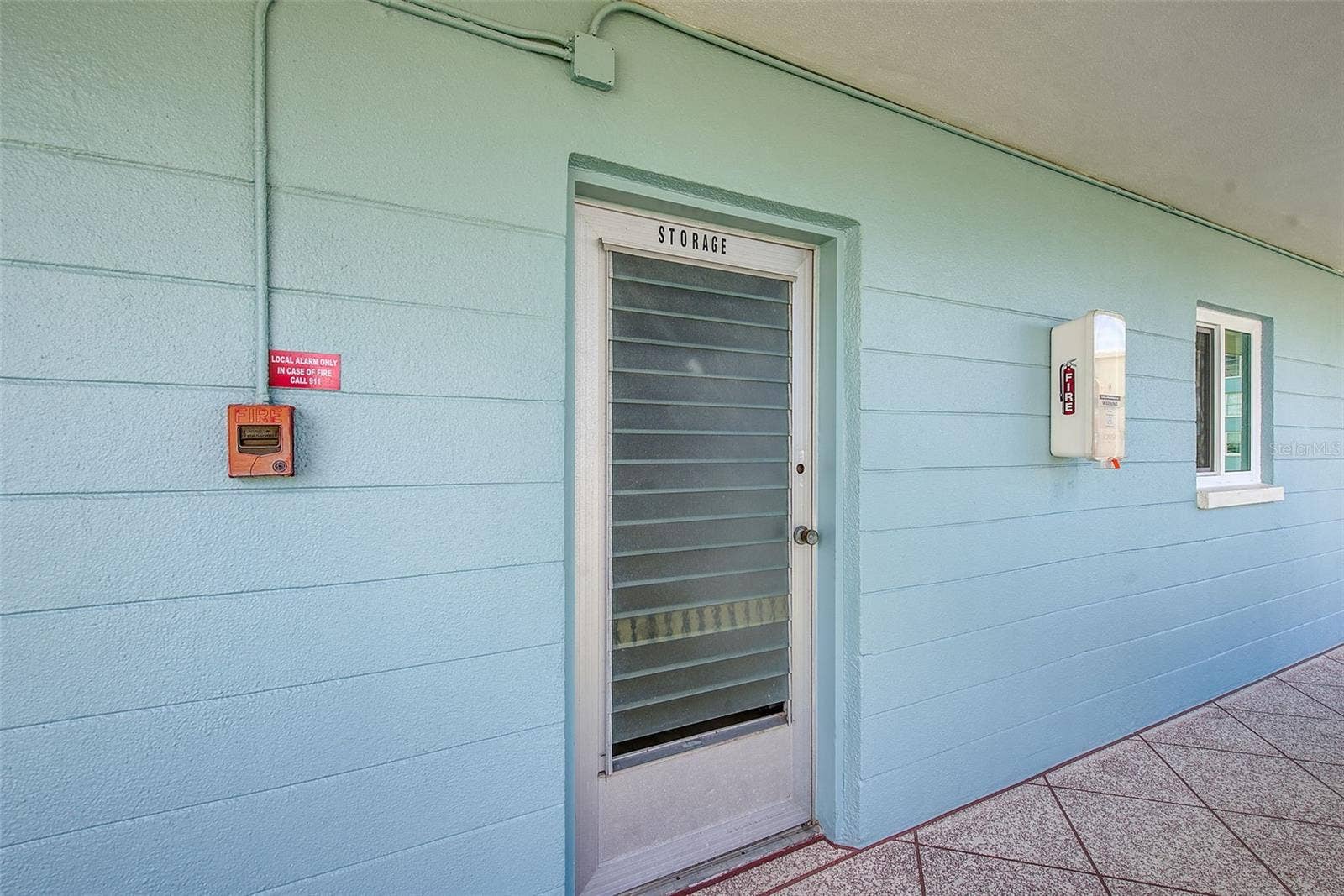 6201 2ND STREET E, #74, St Pete Beach, FL 33706 Entrance to 2nd floor storage