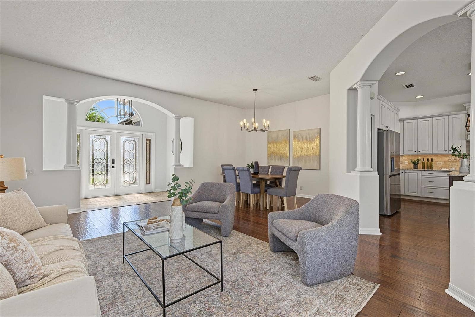 welcoming living room