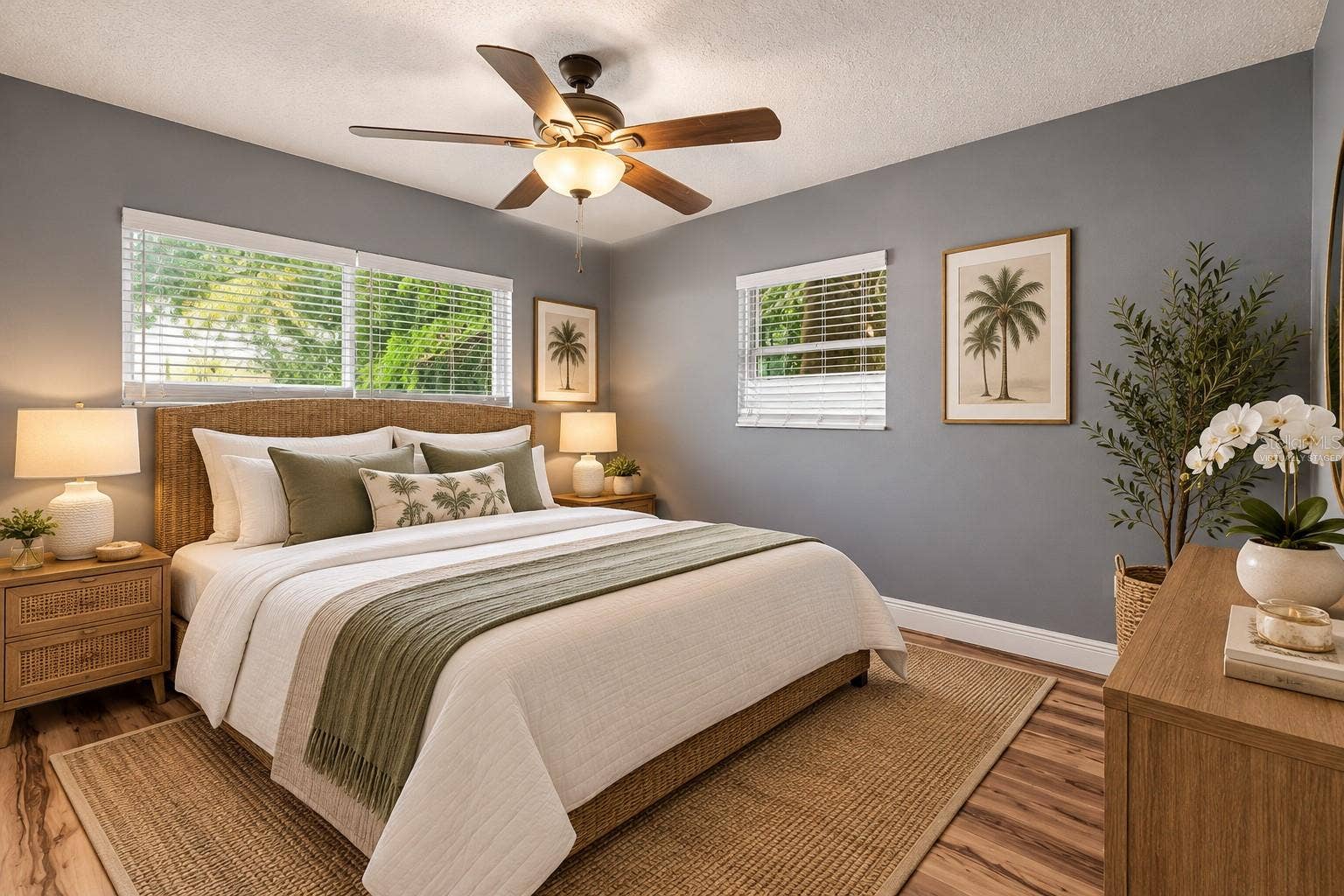 217 GARDEN CIRCLE, Belleair, FL 33756 Virtually Staged. Bedroom #2
