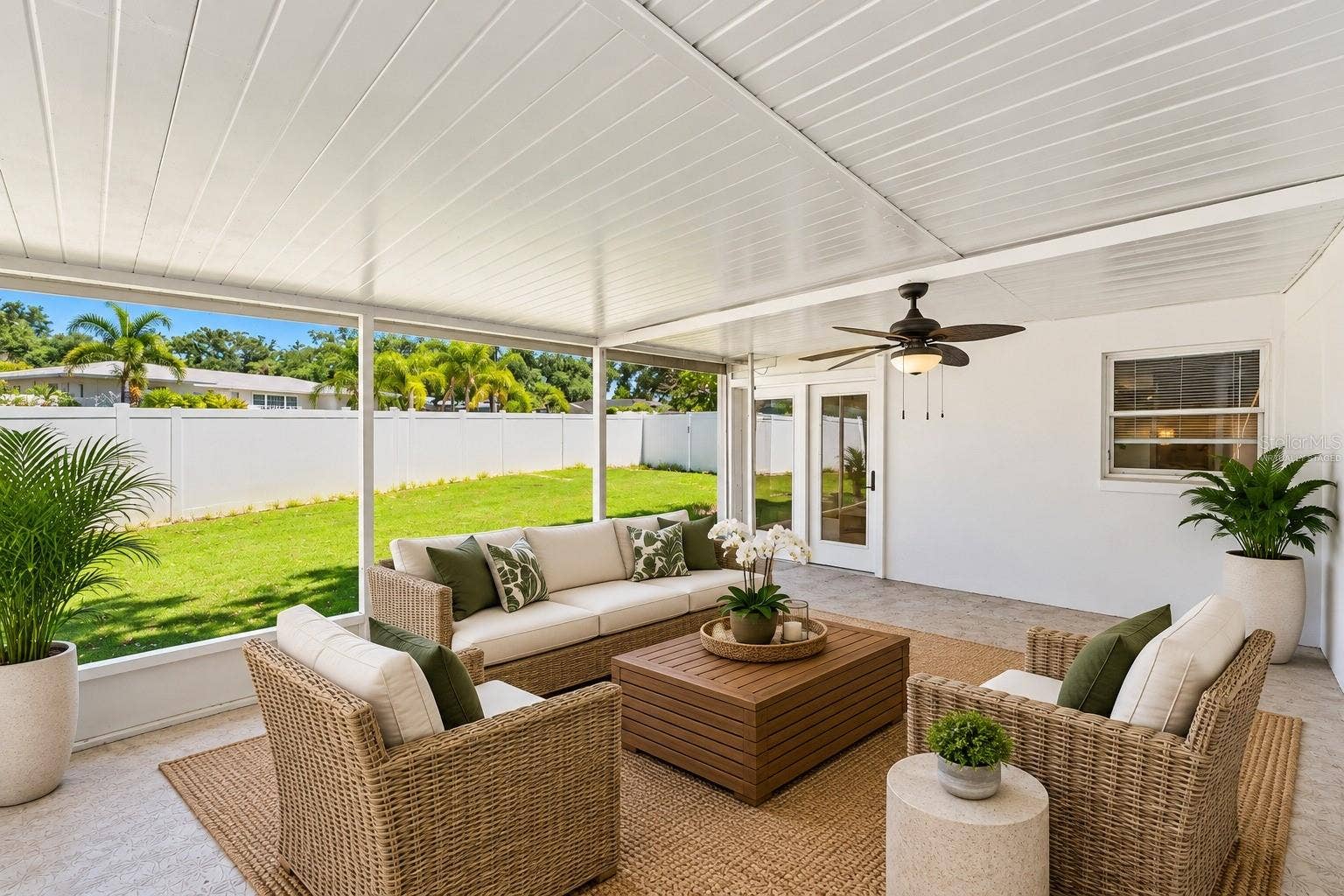 217 GARDEN CIRCLE, Belleair, FL 33756 Virtually Staged. Screened Porch
