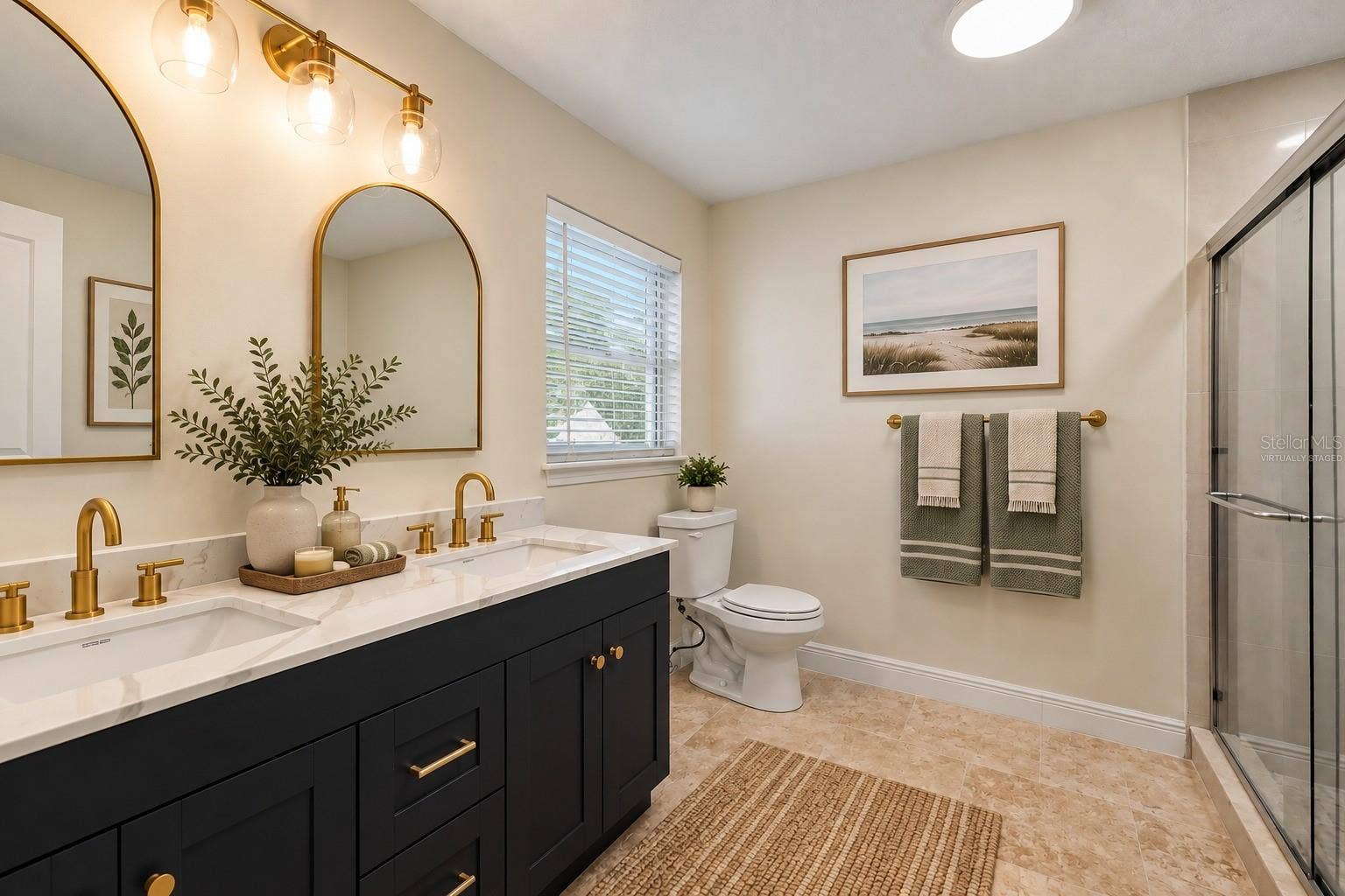 217 GARDEN CIRCLE, Belleair, FL 33756 Virtually Staged. Primary Bathroom