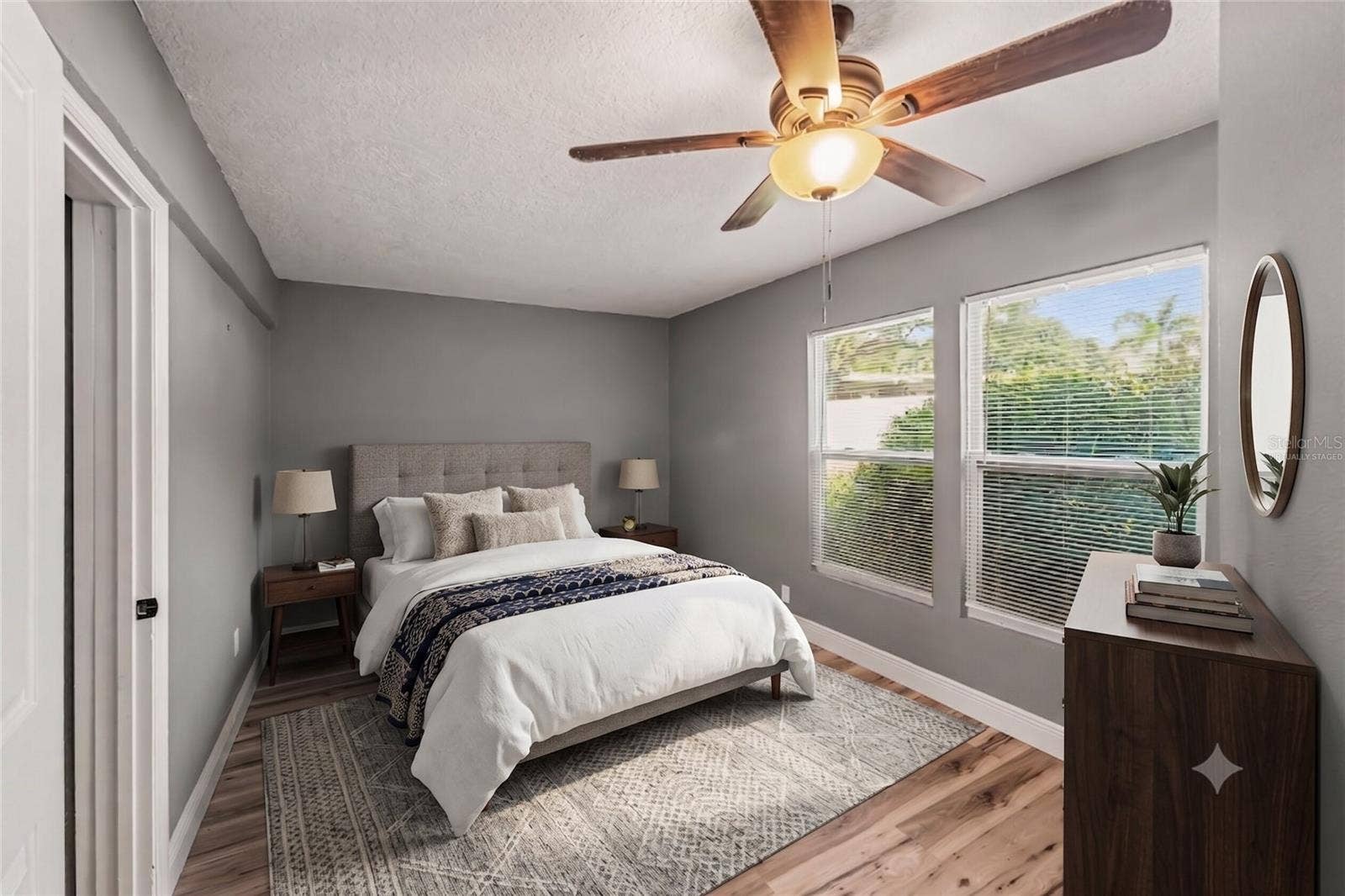 217 GARDEN CIRCLE, Belleair, FL 33756 Virtually Staged. Bedroom #3