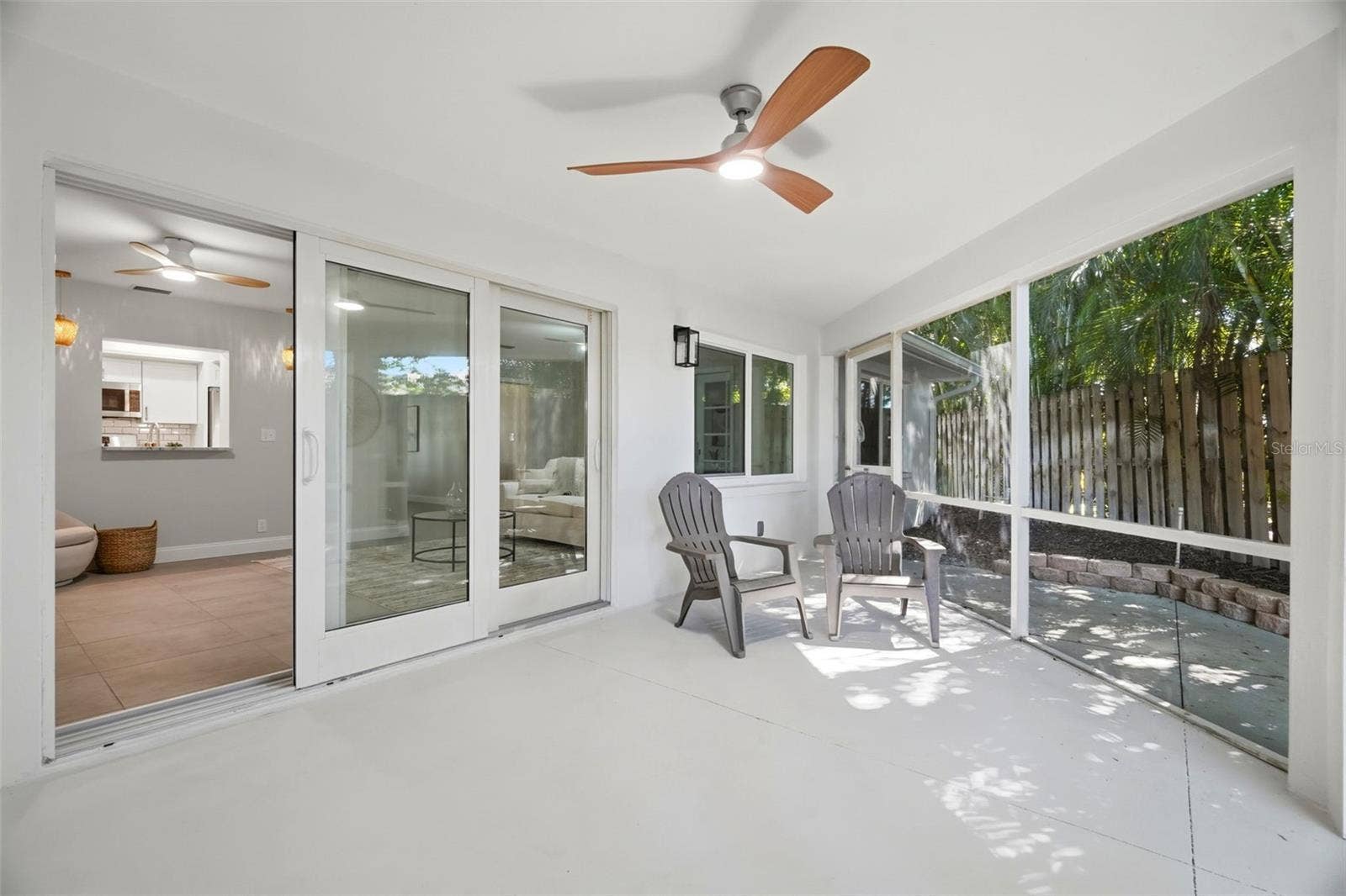 4700 14TH STREET NE, St Petersburg, FL 33703 Screened in back patio.