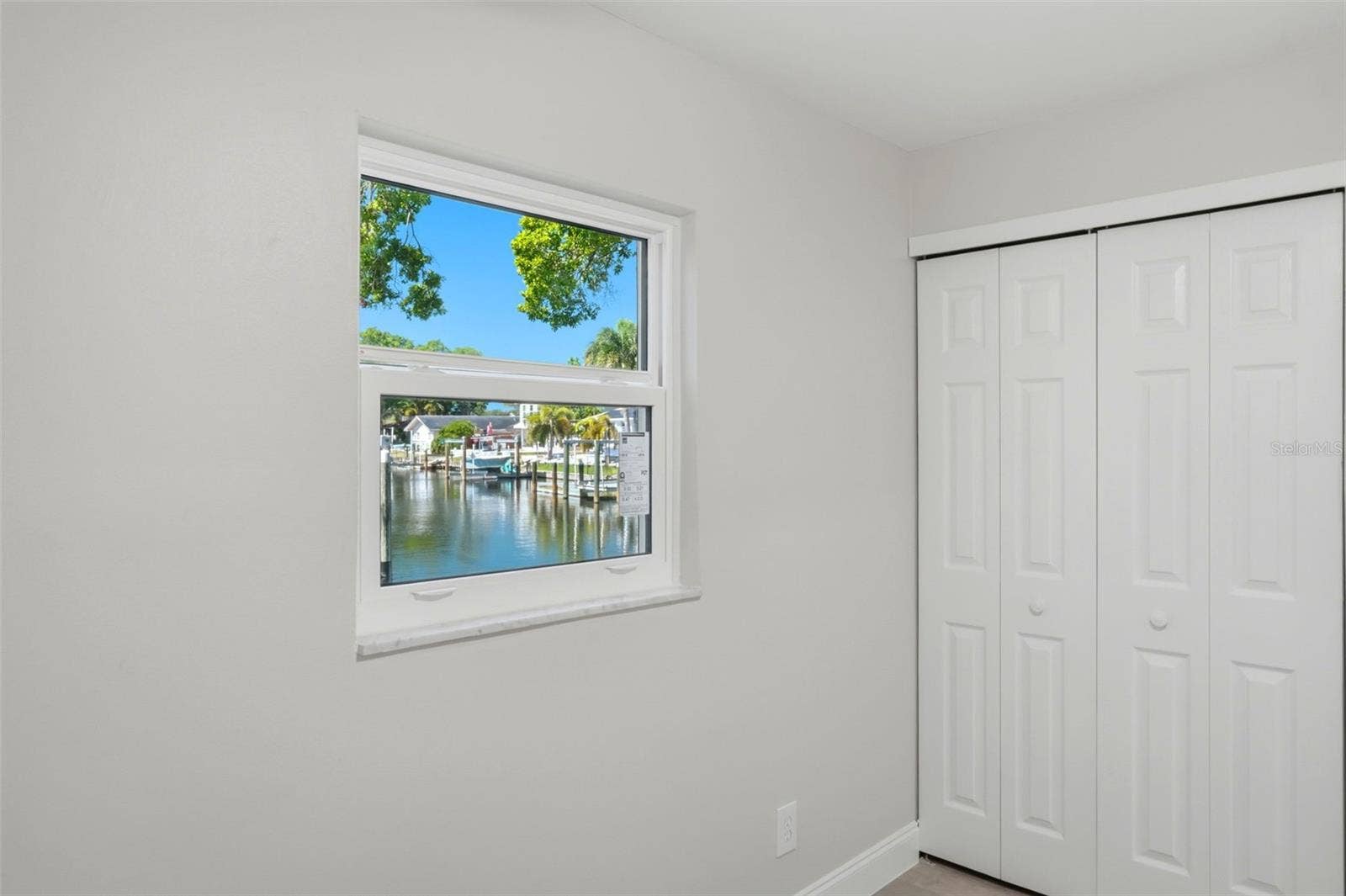 4700 14TH STREET NE, St Petersburg, FL 33703 One of four bedrooms with a water view.