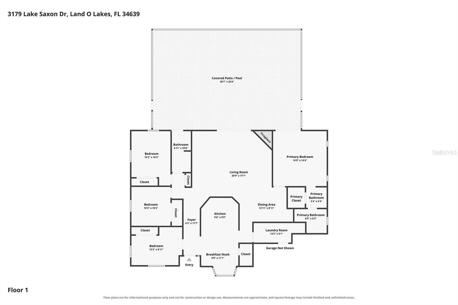 3179 LAKE SAXON DRIVE, Land O Lakes, FL 34639