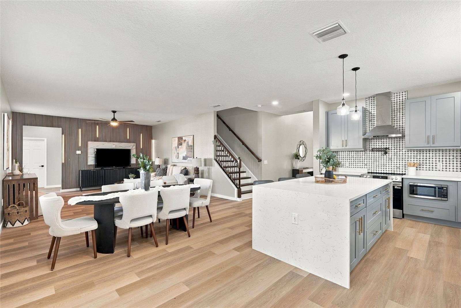 1306 GARDEN STONE LANE, Brandon, FL 33510 Open Concept Kitchen/Dining/Living