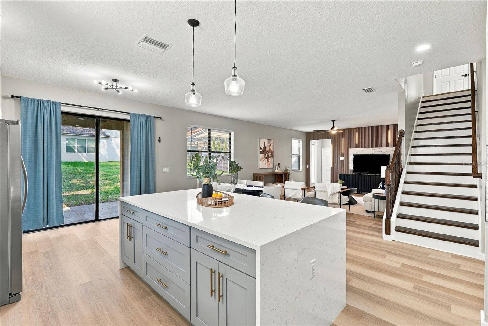 1306 GARDEN STONE LANE, Brandon, FL 33510 Open Concept Kitchen/Dining/Living