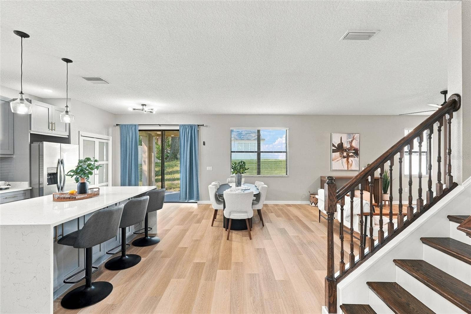1306 GARDEN STONE LANE, Brandon, FL 33510 Open Concept Kitchen/Dining/Living