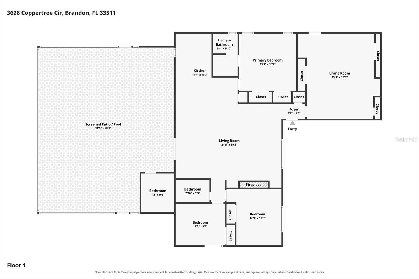 3628 COPPERTREE CIRCLE, Brandon, FL 33511 3628 COPPERTREE CIRCLE, Brandon, FL 33511