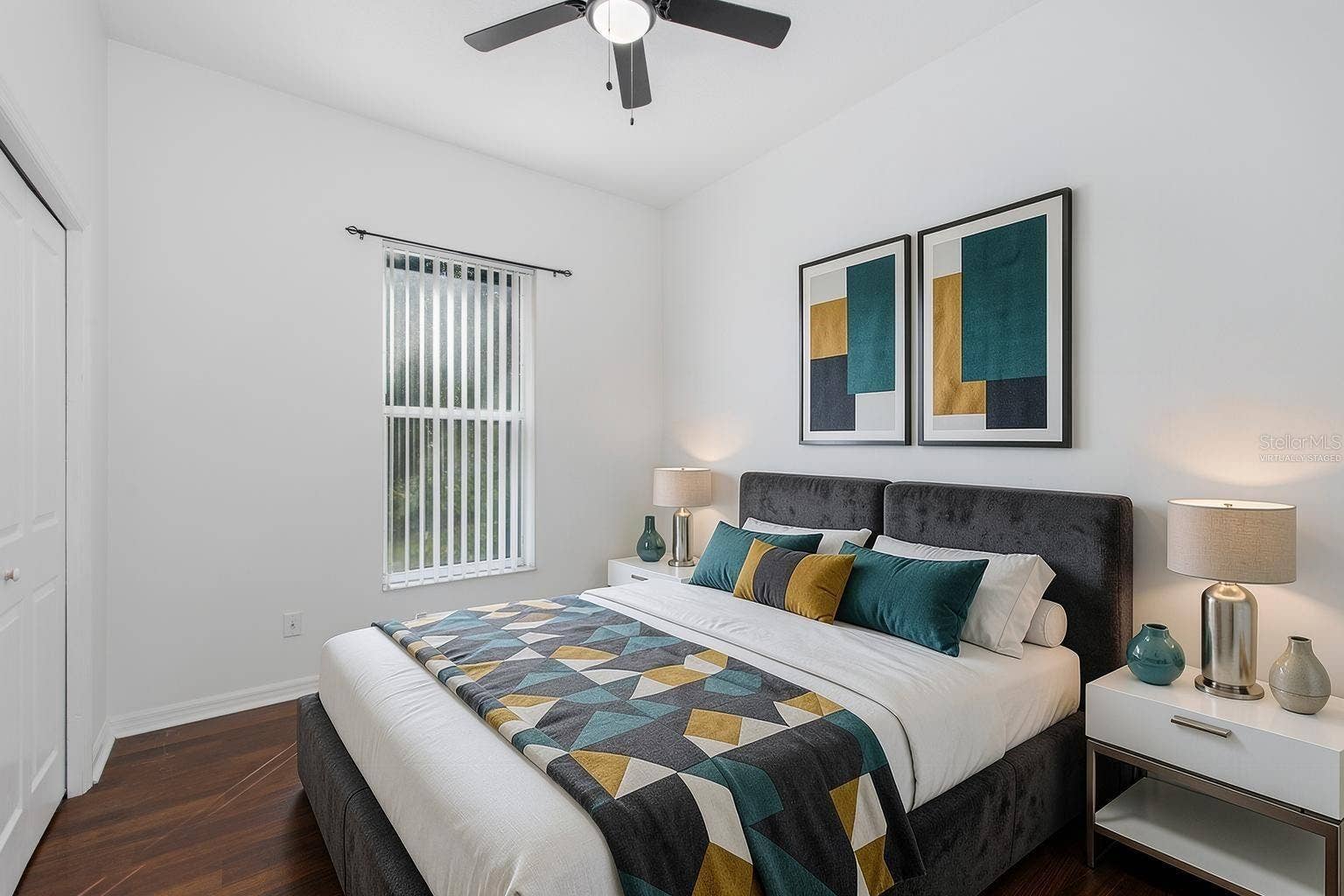 31524 CROSS CREEK LANE, Wesley Chapel, FL 33543 Virtually Staged bedroom 3