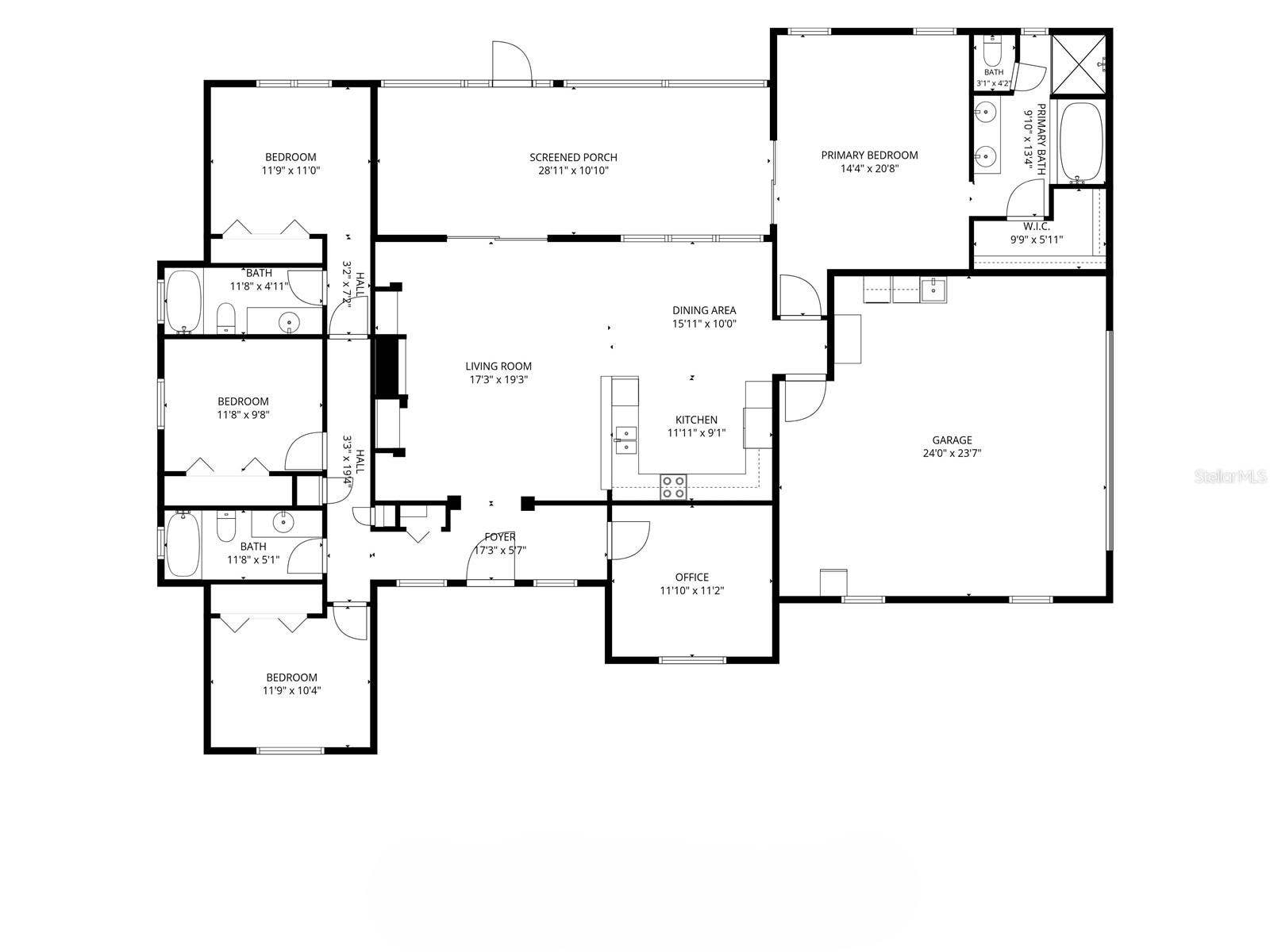 31524 CROSS CREEK LANE, Wesley Chapel, FL 33543 Floor plan