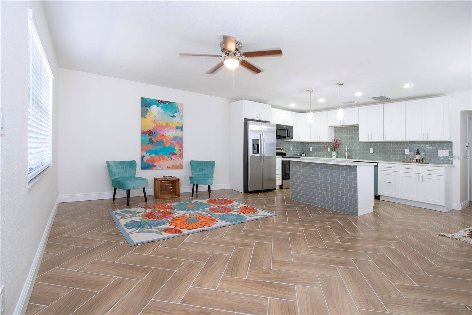 All new tile throughout home