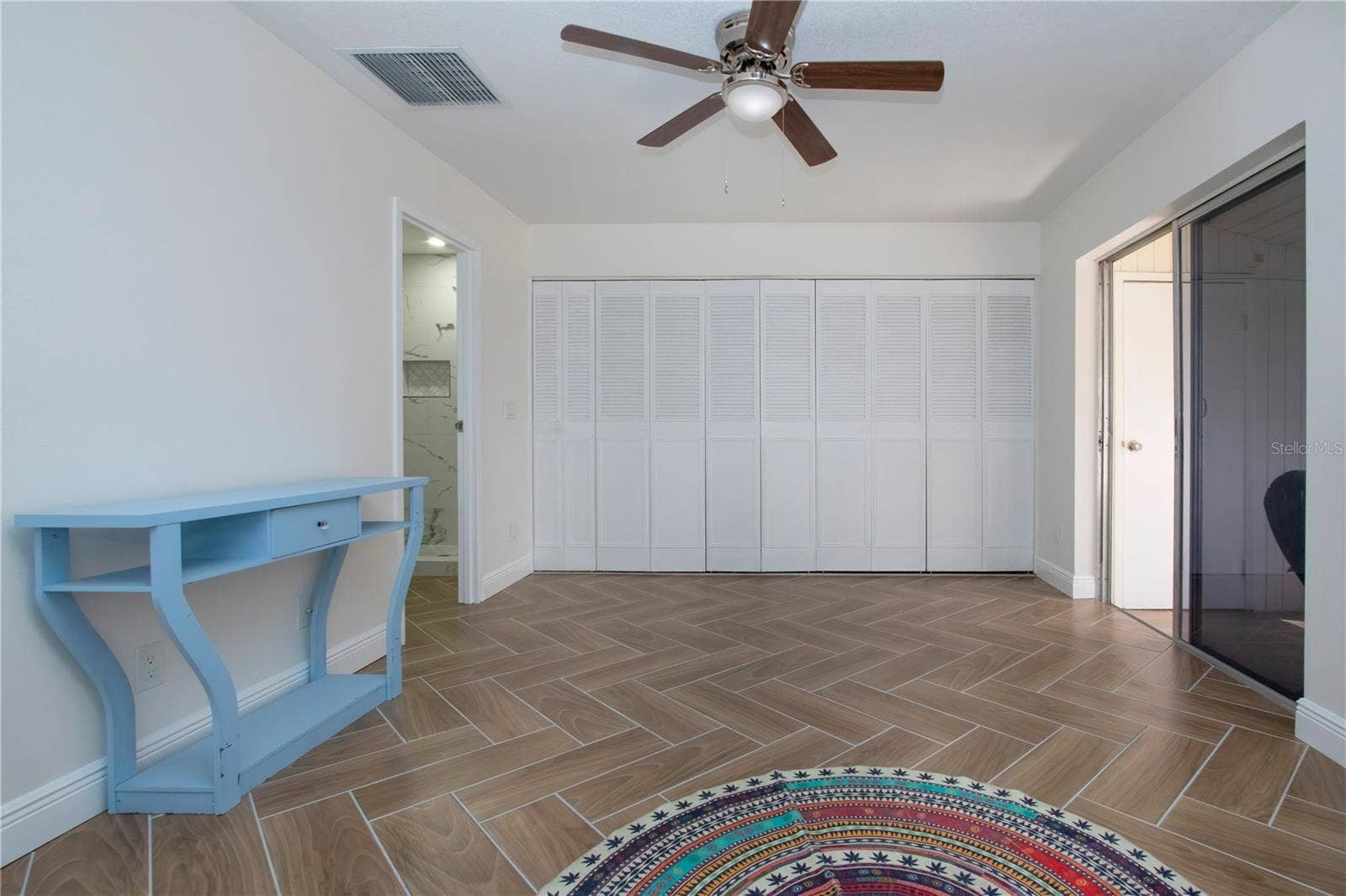 Primary bedroom with large closet