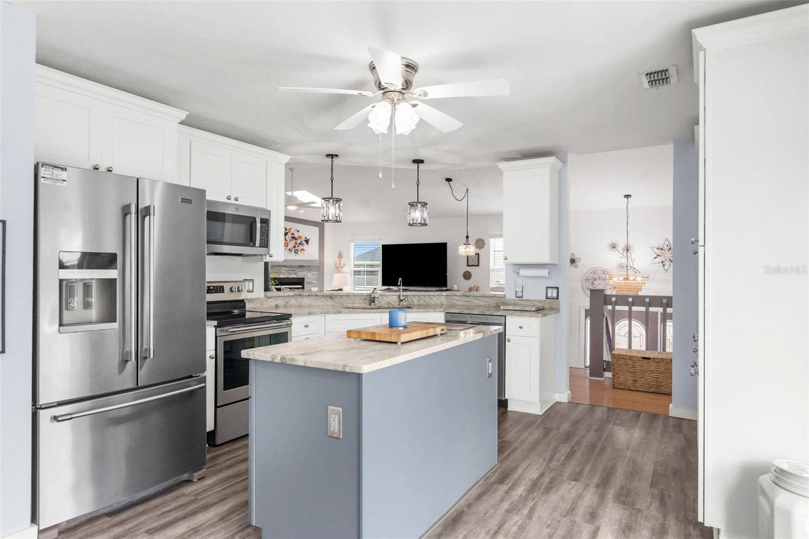 6029 BAYWAY COURT, New Port Richey, FL 34652 Kitchen. Located on second story.