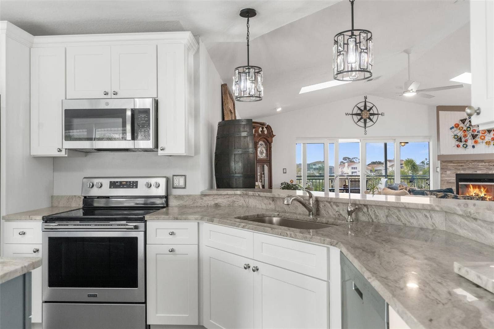 6029 BAYWAY COURT, New Port Richey, FL 34652 Kitchen. Located on second story.