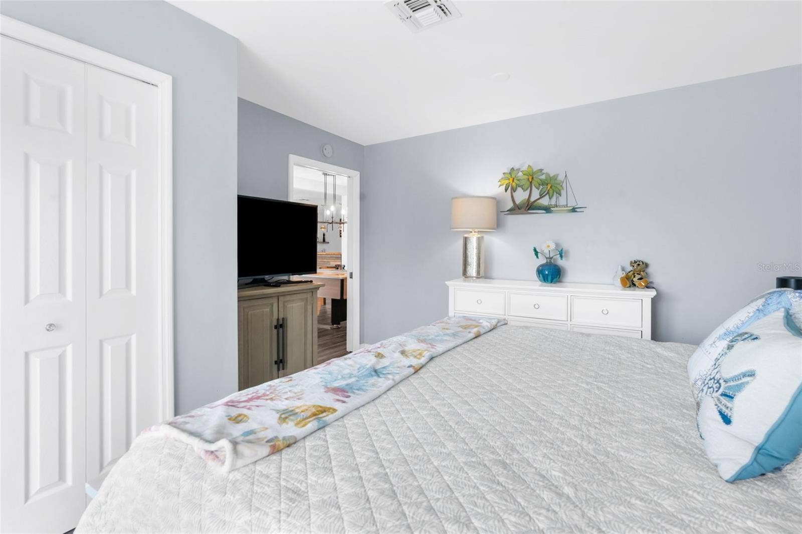 6029 BAYWAY COURT, New Port Richey, FL 34652 Bedroom 4 - Could be in Law Suite with separate entrance attached to home. Located on first floor.