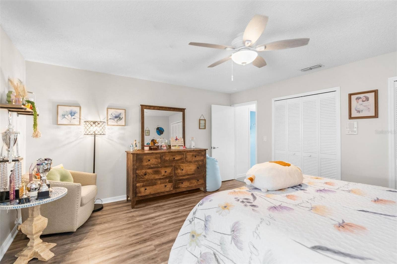 6029 BAYWAY COURT, New Port Richey, FL 34652 Second Bedroom. Located on second story.