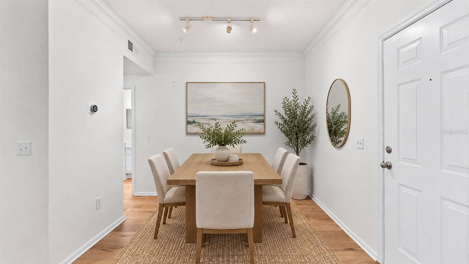 STAGED DINING ROOM