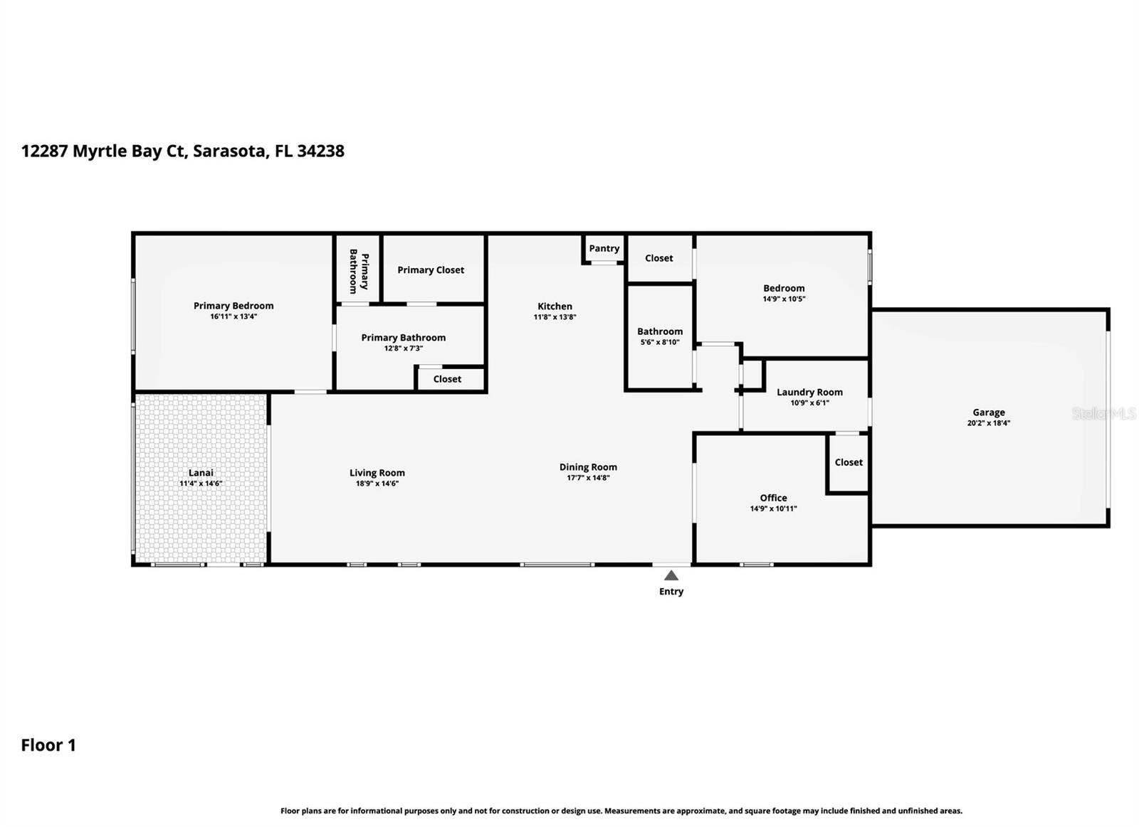 12287 MYRTLE BAY COURT, Sarasota, FL 34238