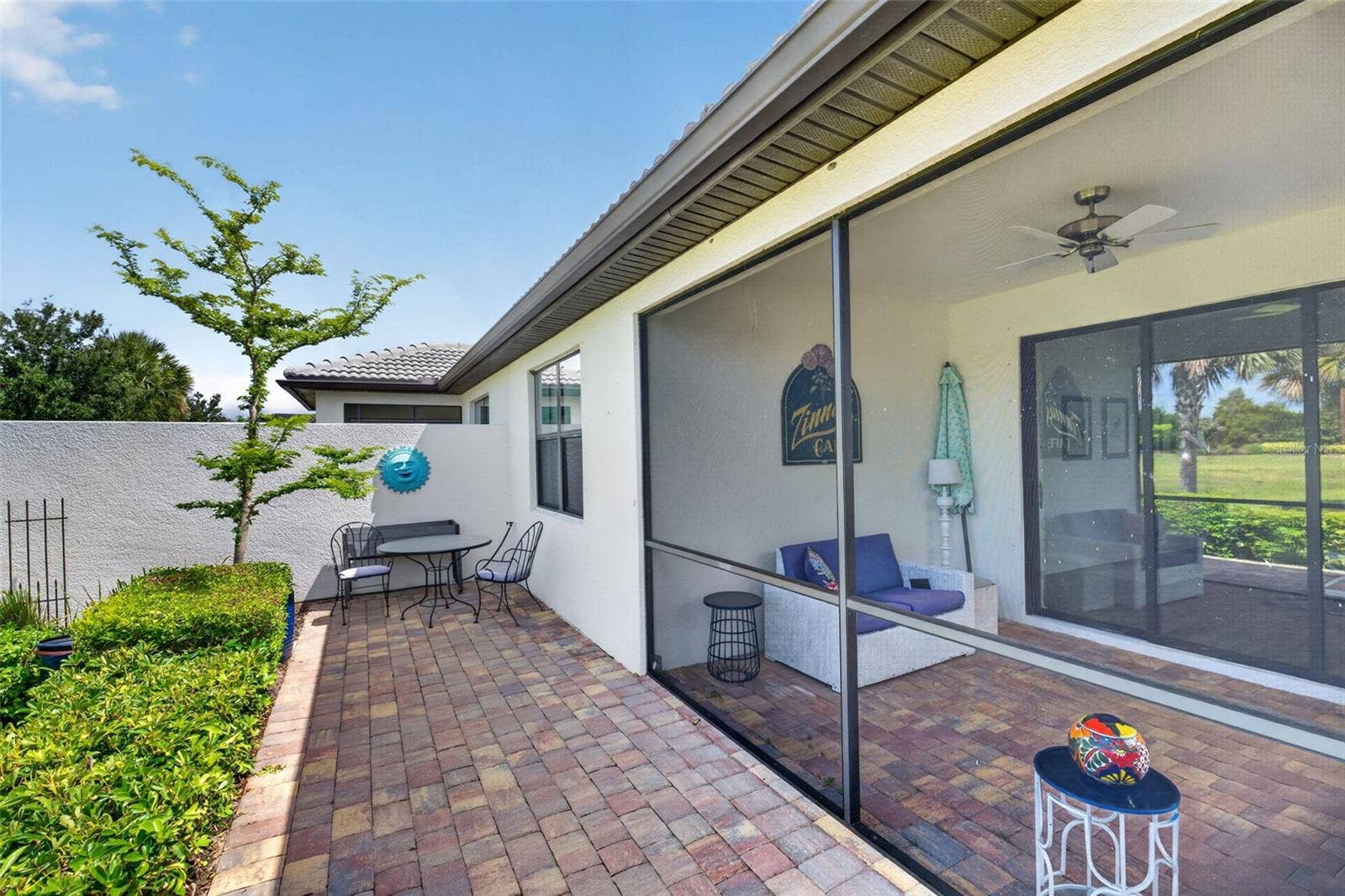 Back walkway
