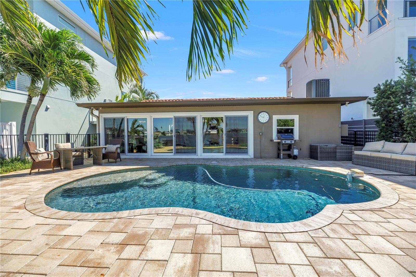 View of Pool from Dock