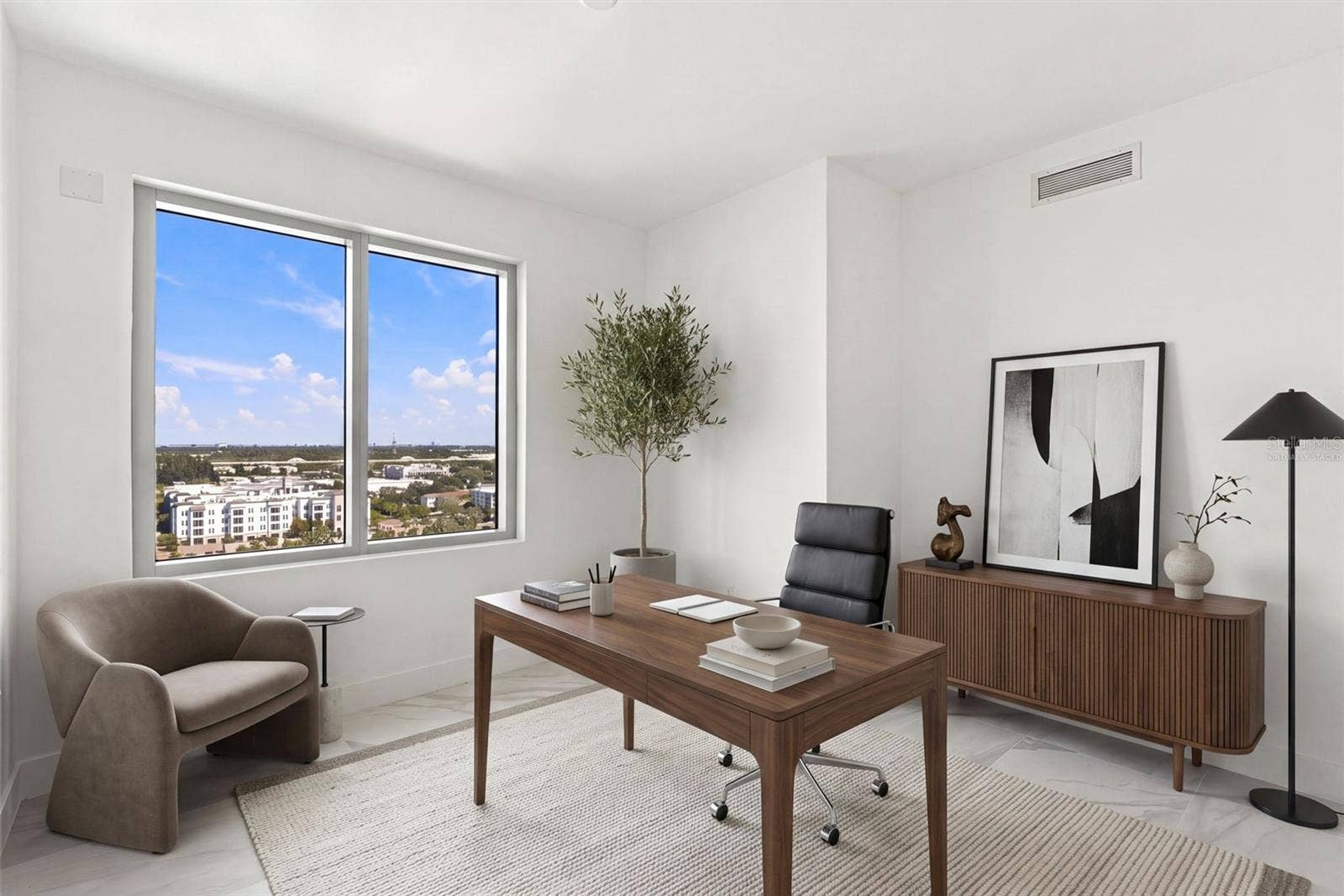 Virtually Staged,  Den/4th bedroom