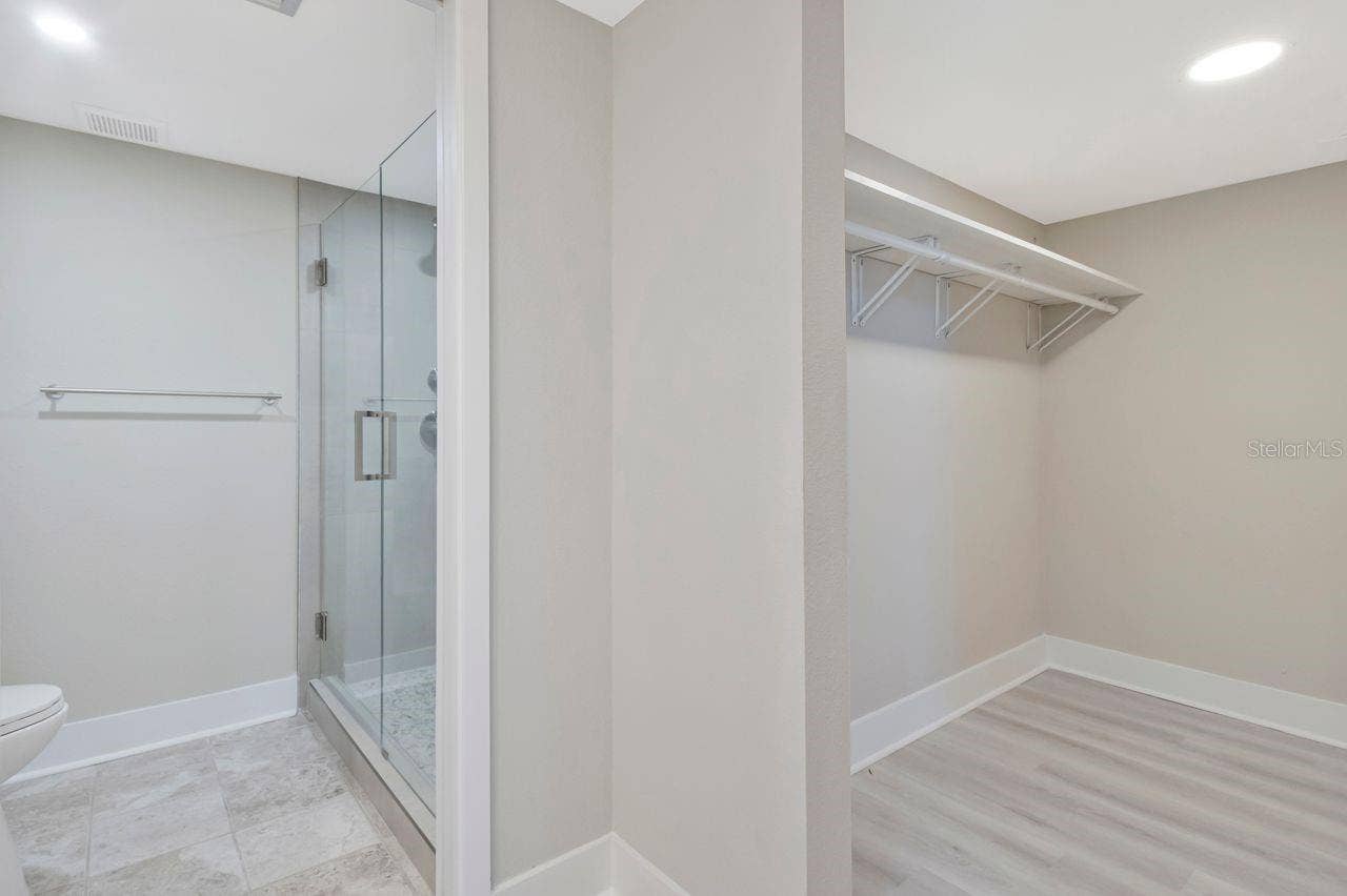 7645 SUN ISLAND DRIVE S, #101, South Pasadena, FL 33707 Primary bath / walk in closet
