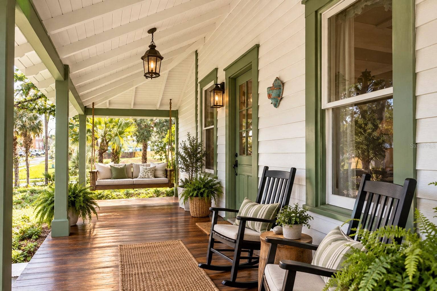 226 N GROSSE AVENUE, Tarpon Springs, FL 34689 Virtually Reimagined Front Porch Sitting!