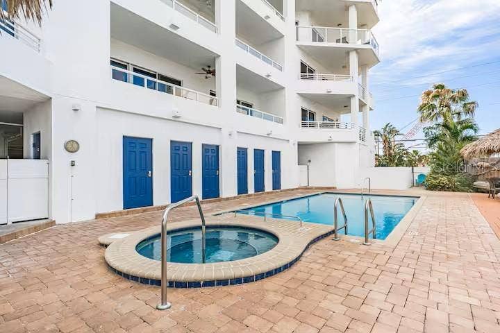 Pool and spa area
