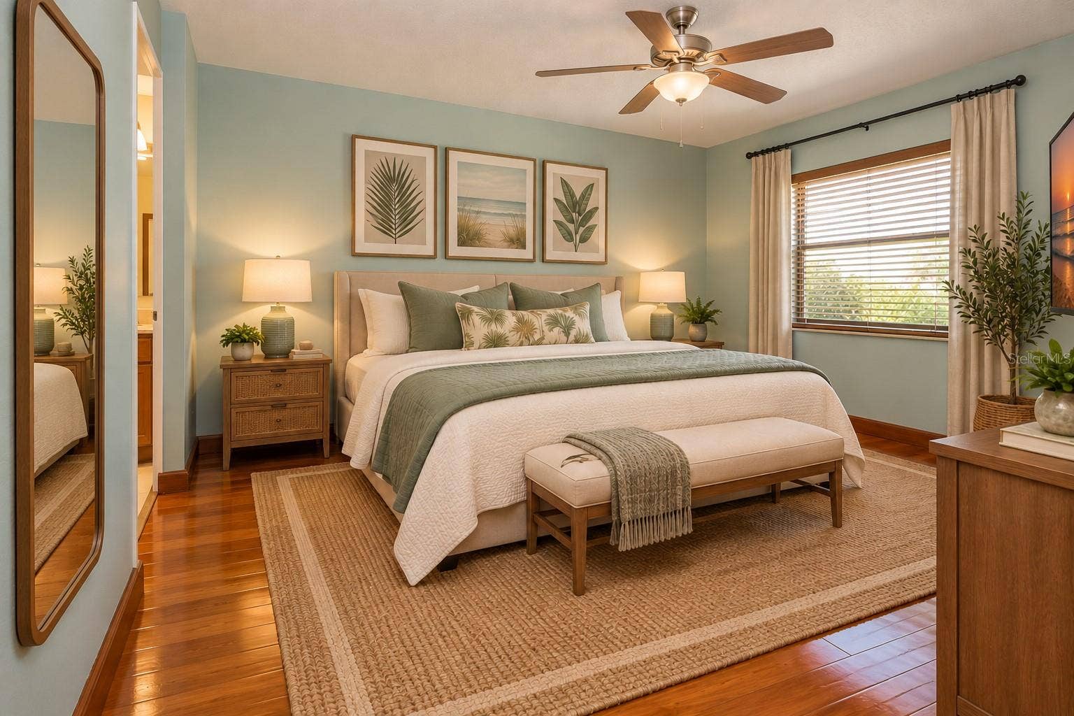 2108 MEADOWLARK LANE, Sun City Center, FL 33573 Staged Primary Bedroom