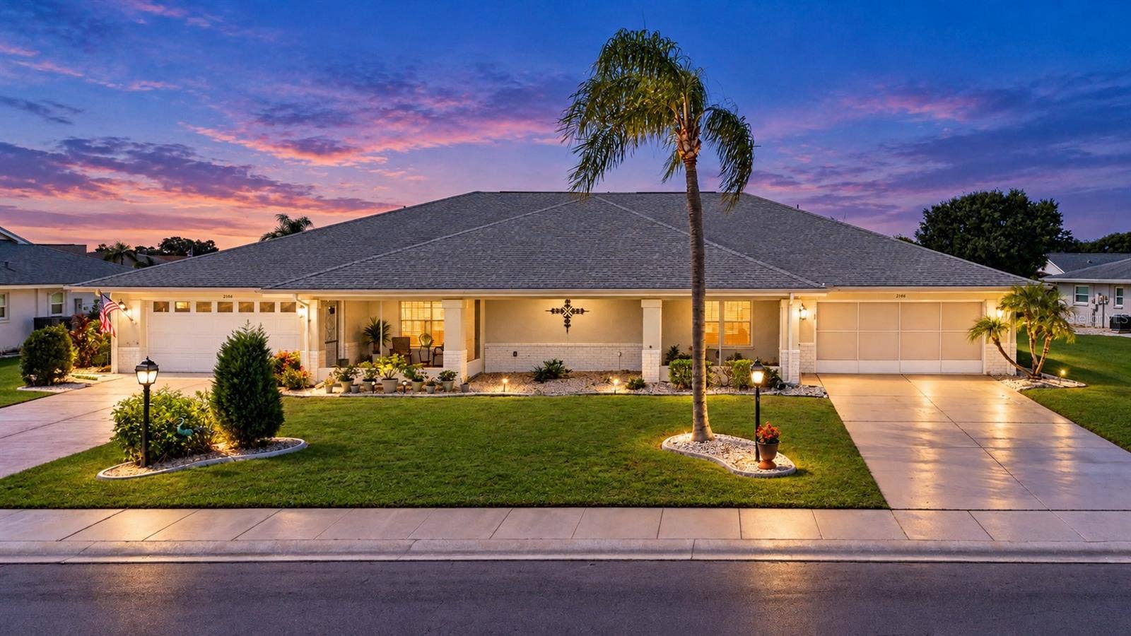 2108 MEADOWLARK LANE, Sun City Center, FL 33573 Staged Twilight