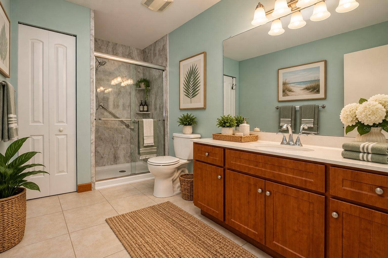 2108 MEADOWLARK LANE, Sun City Center, FL 33573 Staged Primary Bath