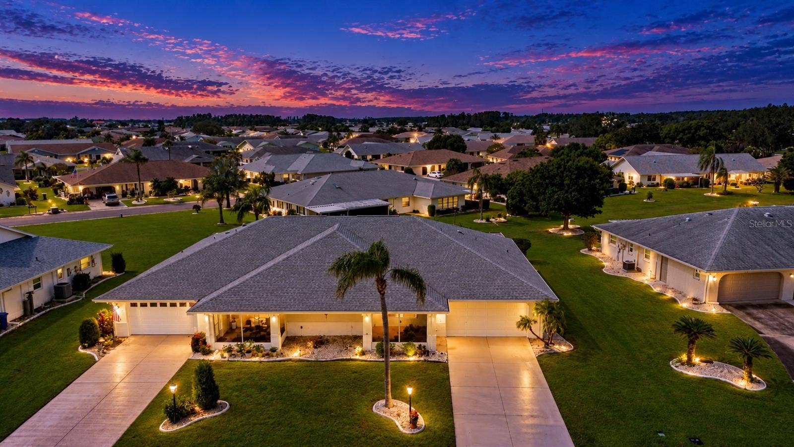 2108 MEADOWLARK LANE, Sun City Center, FL 33573 Staged Twilight