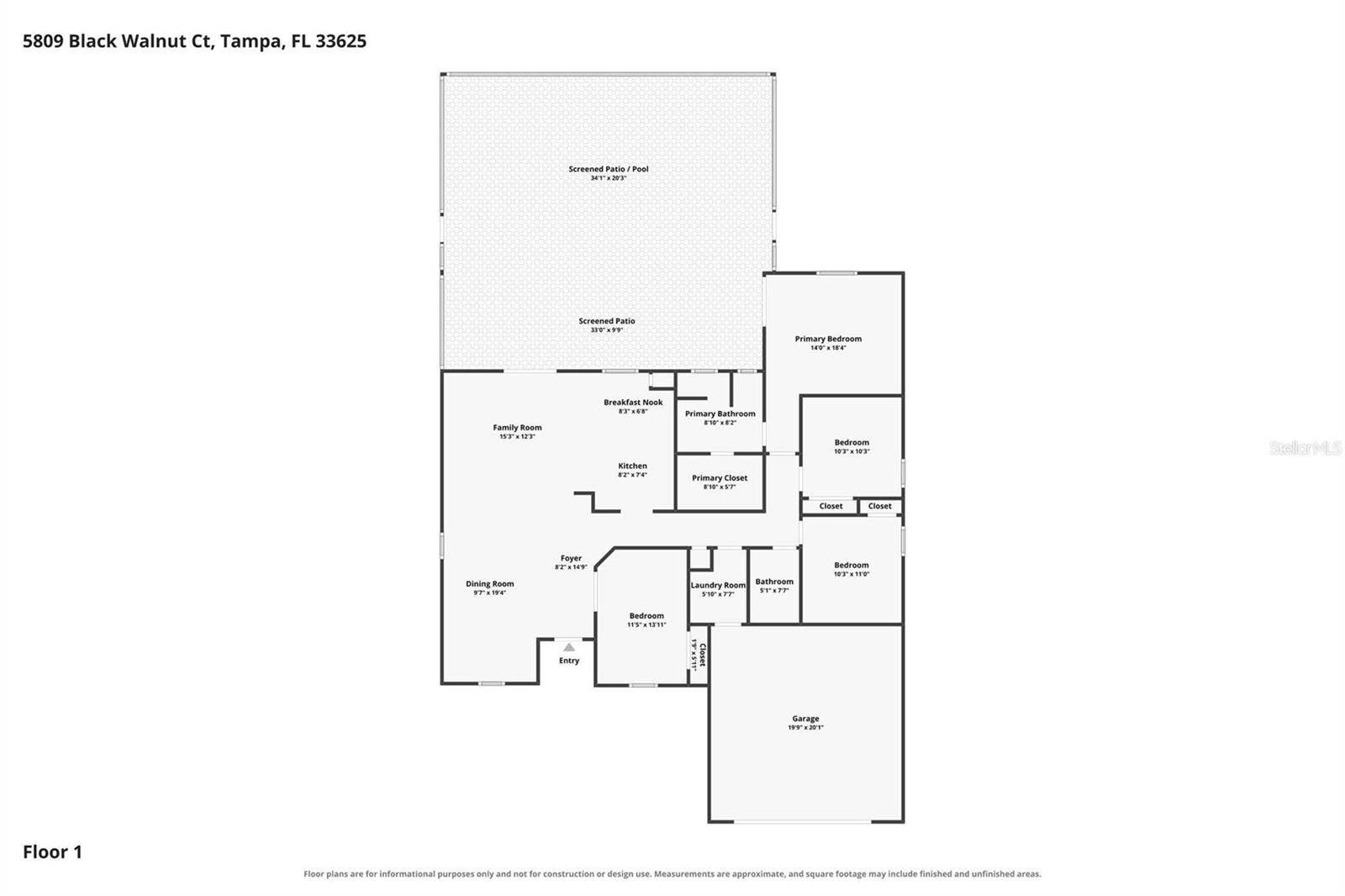 5809 BLACK WALNUT COURT, Tampa, FL 33625
