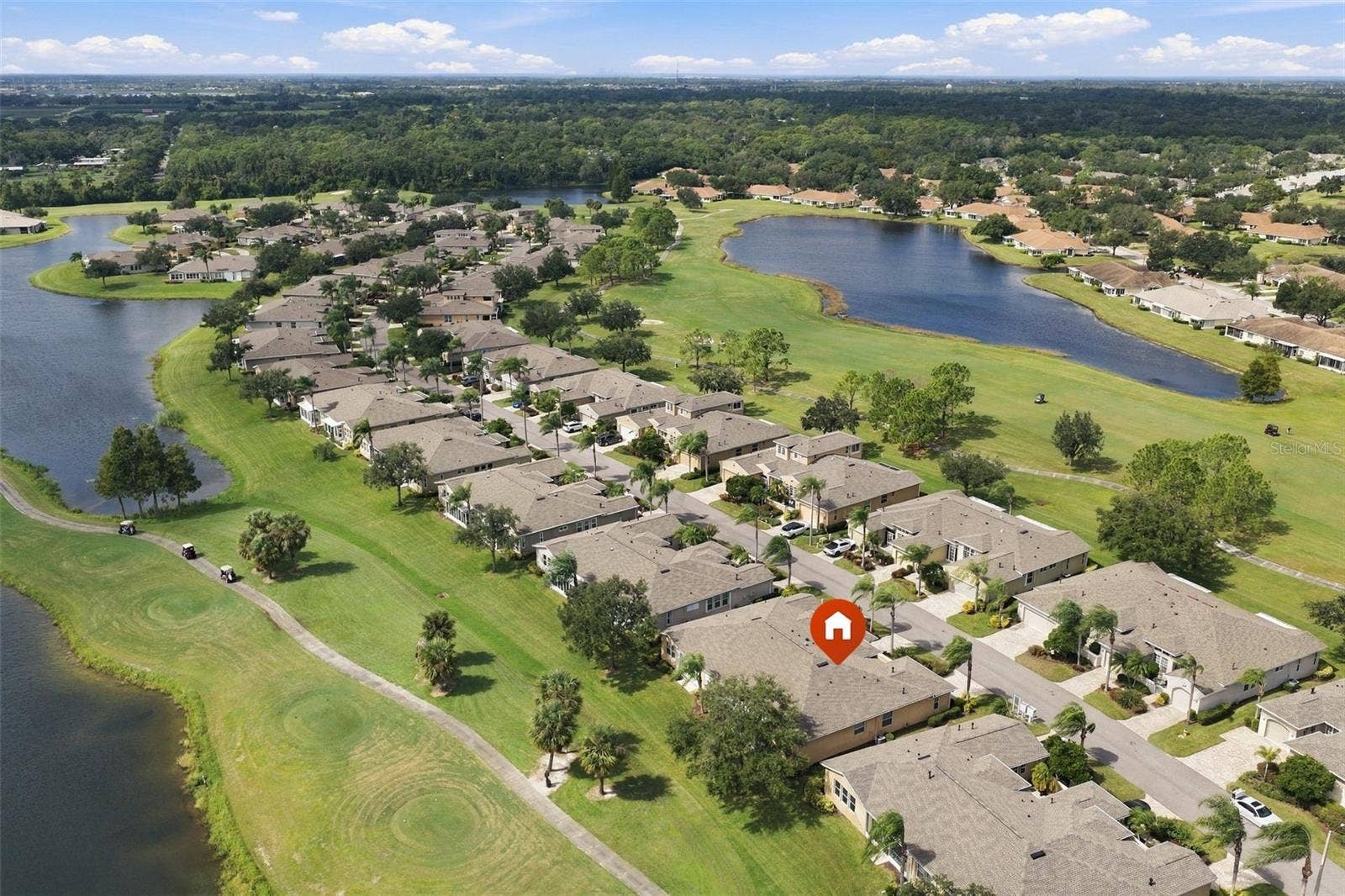 2418 KENSINGTON GREENS DRIVE, #9, Sun City Center, FL 33573 Beautiful Golf/Water View