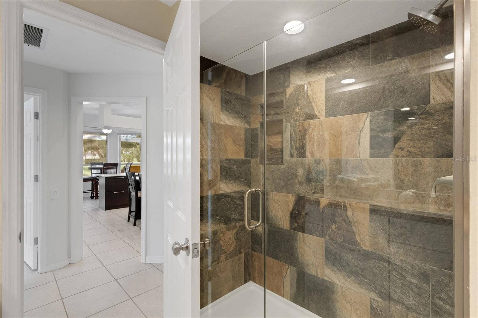 4806 PERIDIA BOULEVARD E, Bradenton, FL 34203 Hall bath shower