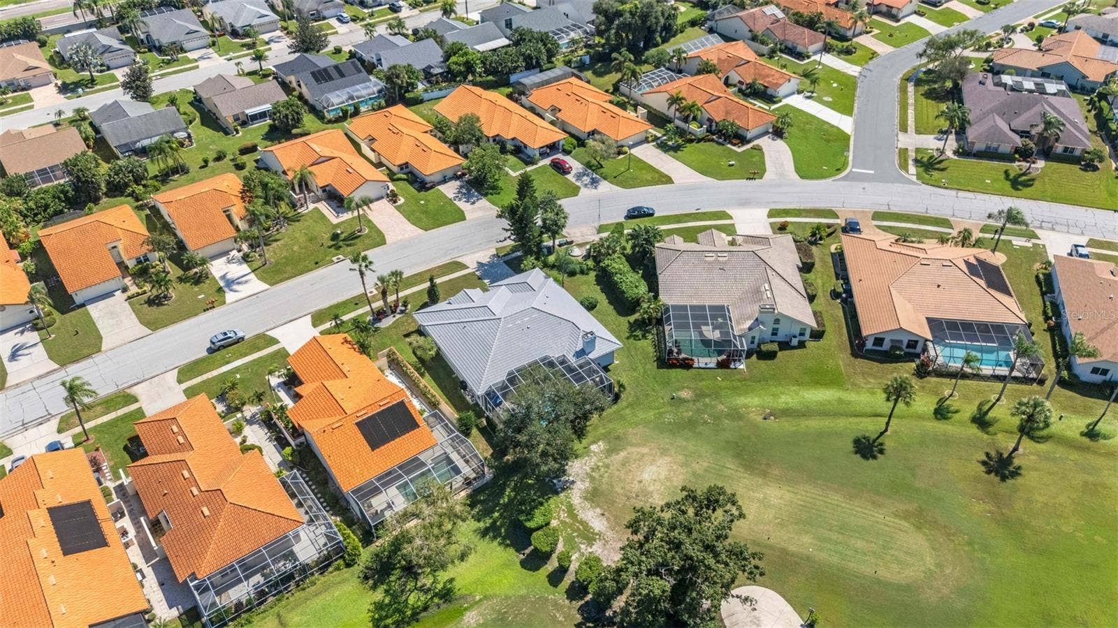 4806 PERIDIA BOULEVARD E, Bradenton, FL 34203 House hasn't been hit with golf balls because it is at the Tee