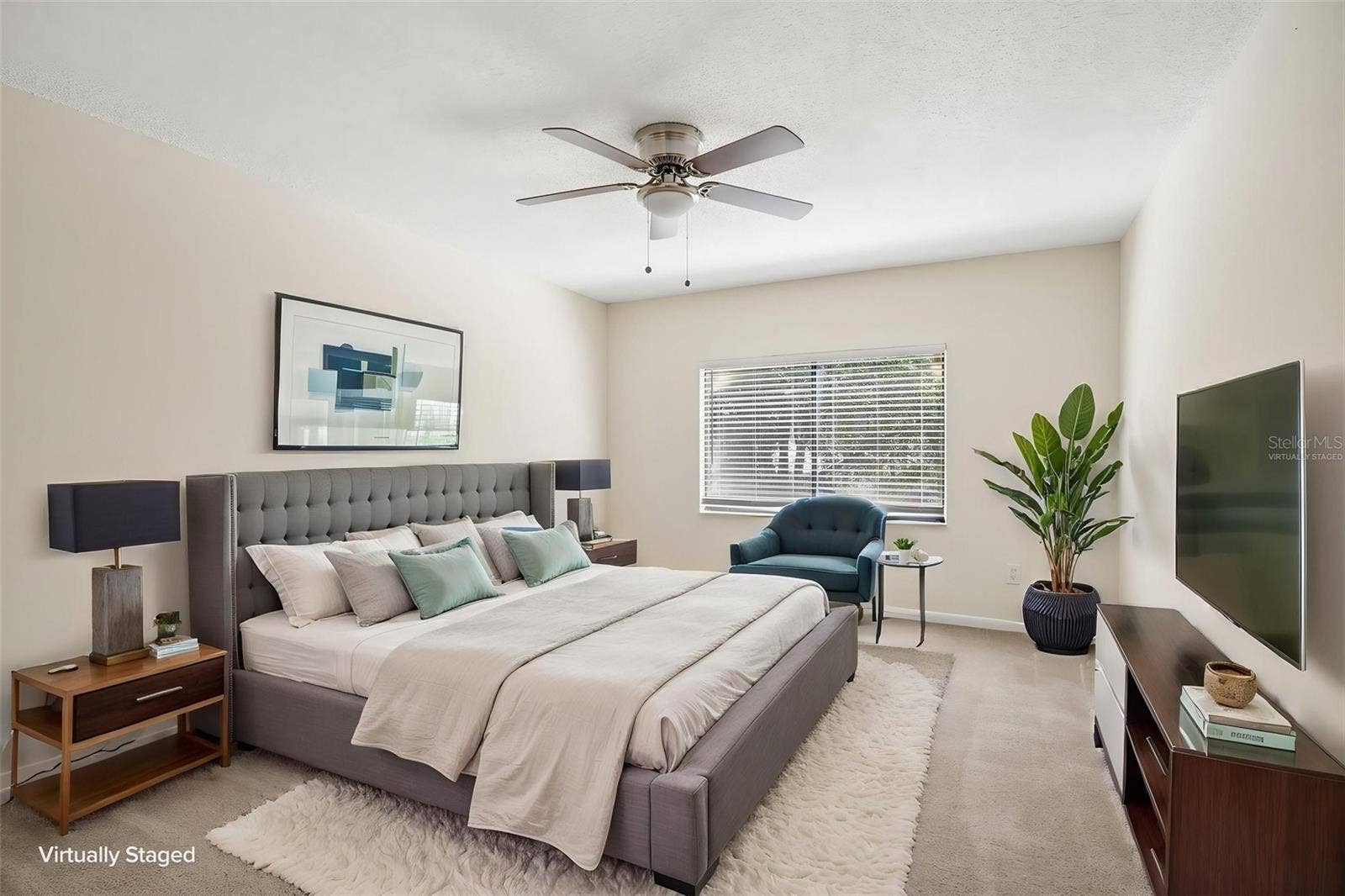 16148 GARDENDALE DRIVE, Tampa, FL 33624 Primary Bedroom - Virtually Staged