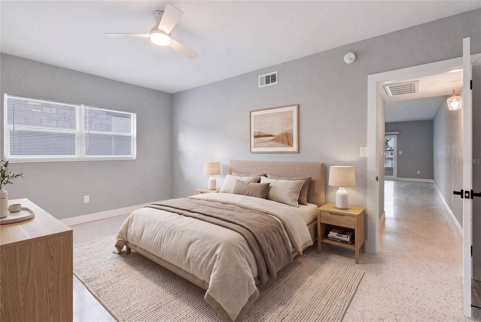 11355 3RD STREET E, #2, Treasure Island, FL 33706 Staged Bedroom