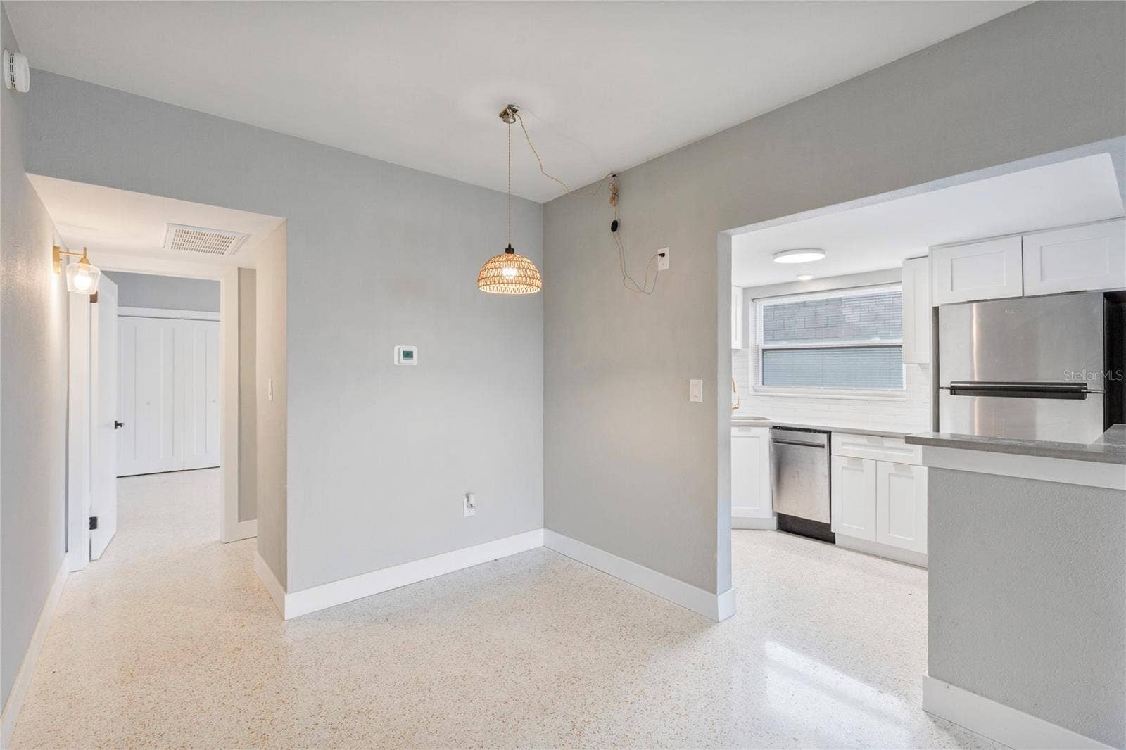 11355 3RD STREET E, #2, Treasure Island, FL 33706 Kitchen/Dining Room Area, leading to the bedroom