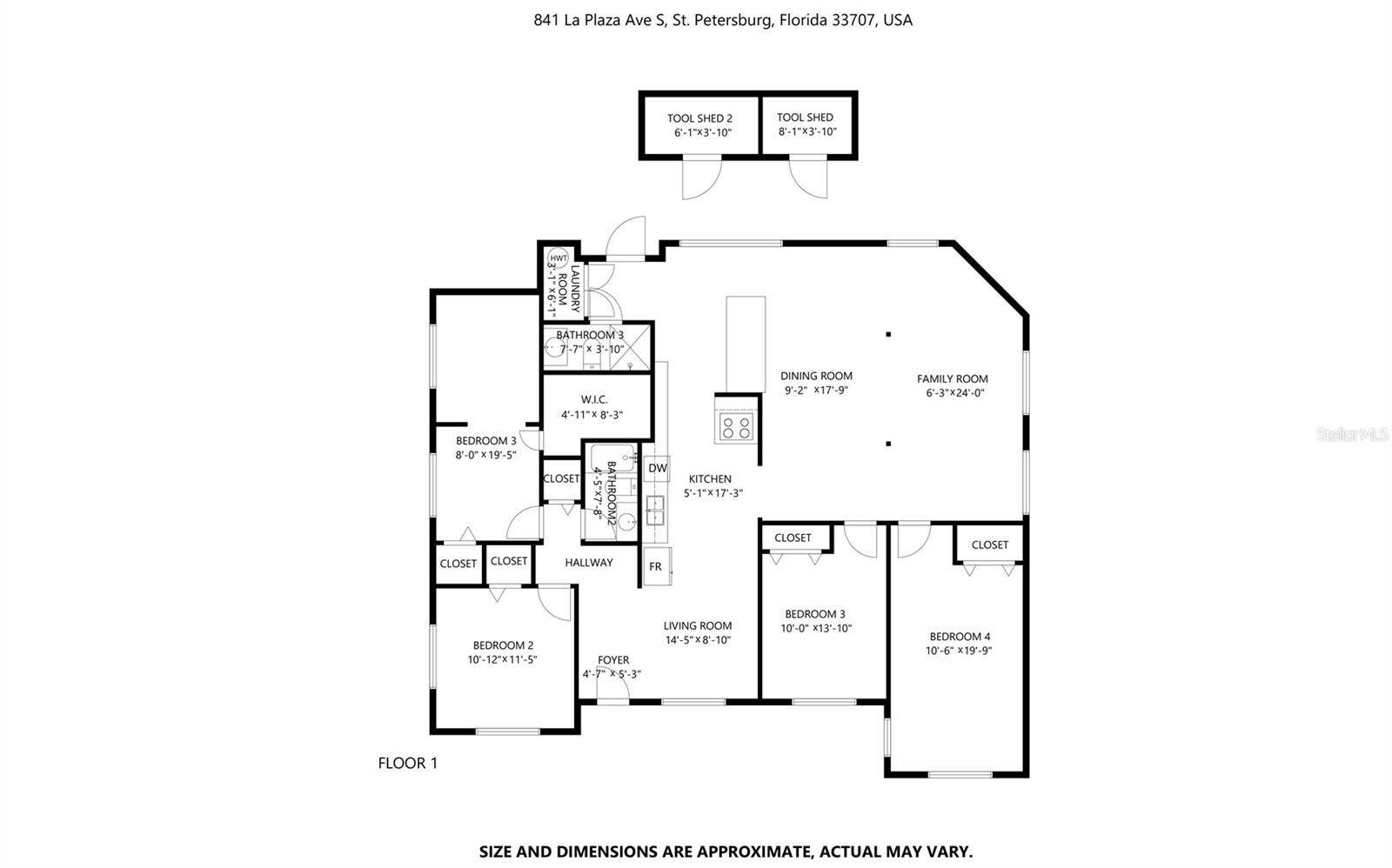 841 LA PLAZA AVENUE S, St Petersburg, FL 33707