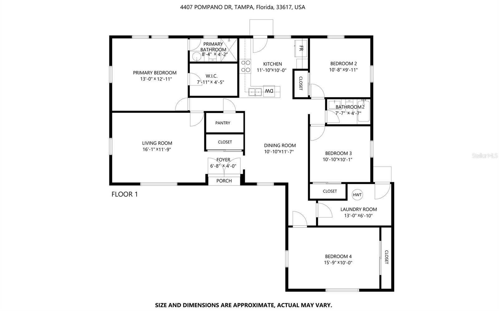 4407 POMPANO DRIVE, Tampa, FL 33617 4407 POMPANO DRIVE, Tampa, FL 33617