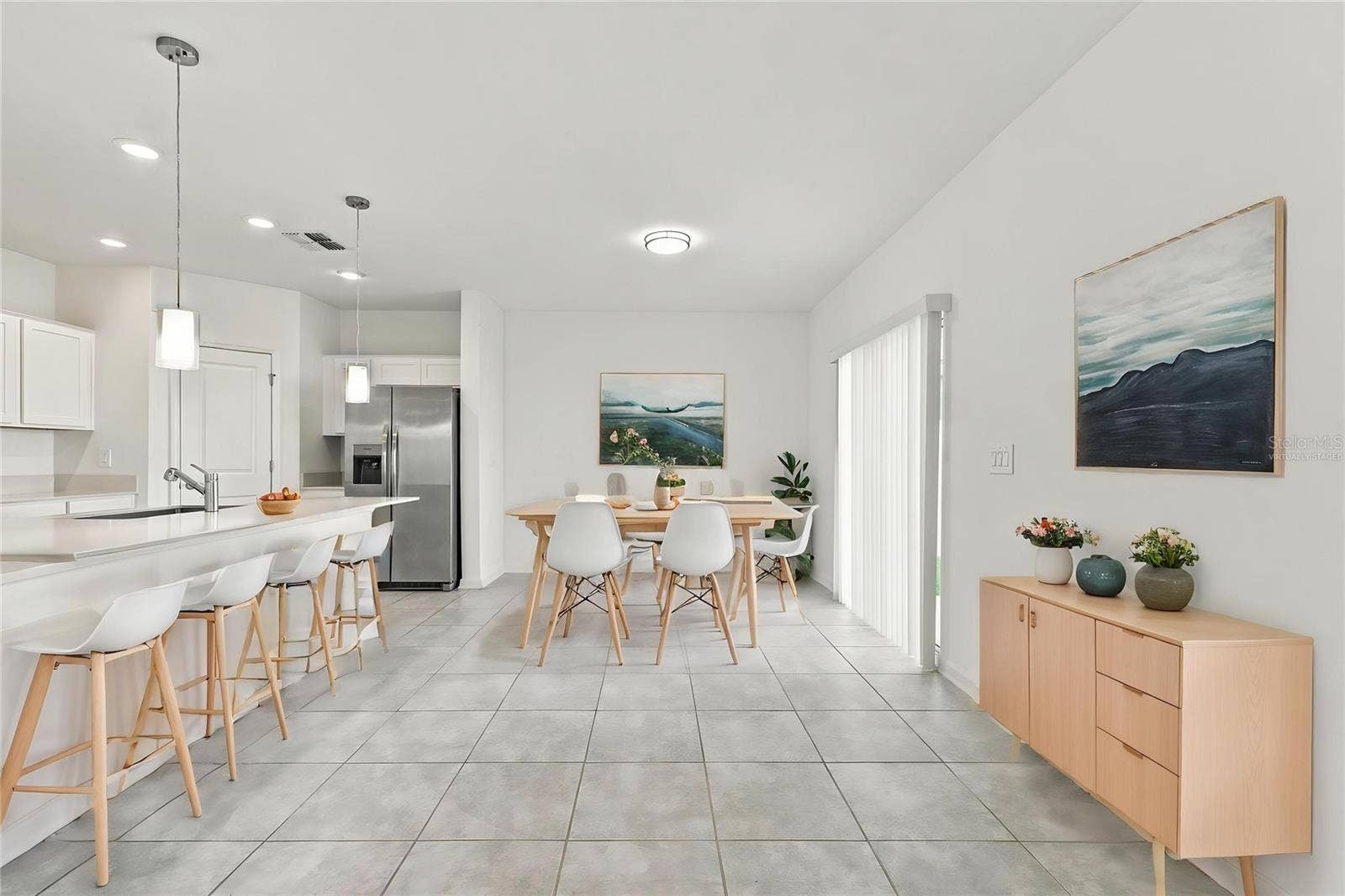 997 HAROLD PASS, Winter Haven, FL 33884 Kitchen and Dining Area - Virtually Staged