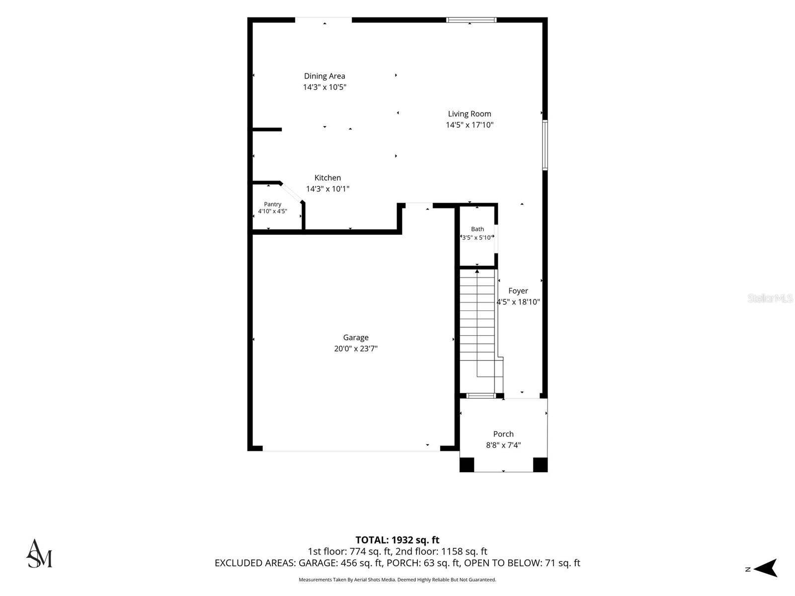 997 HAROLD PASS, Winter Haven, FL 33884 Floor Plan - First Floor