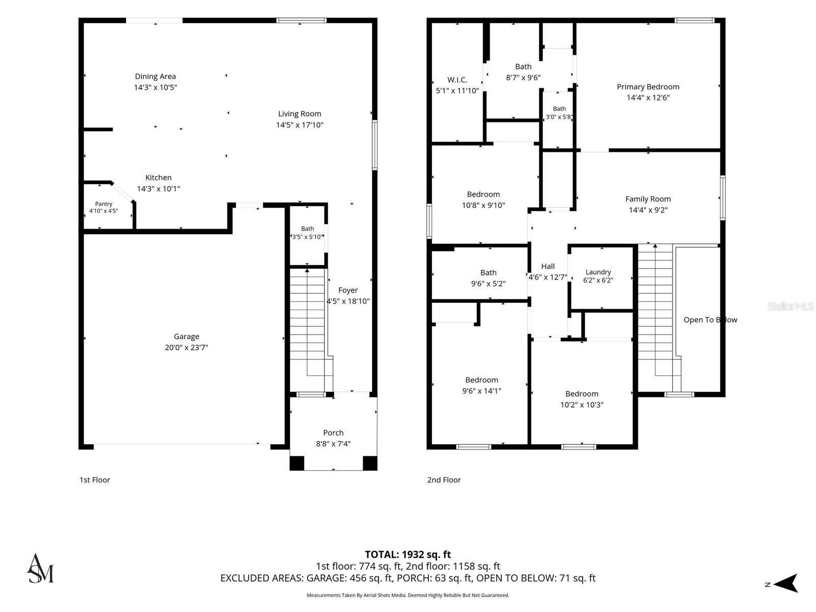 997 HAROLD PASS, Winter Haven, FL 33884 Floor Plan - Both Floors